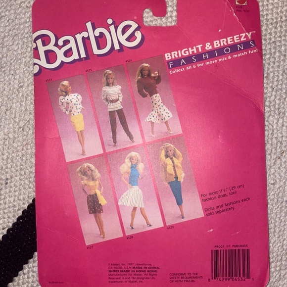 Barbie - 1987 Vintage Fashion NWT - Picture 6 of 10